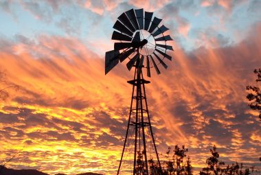 Film This Location Windmill Sunset